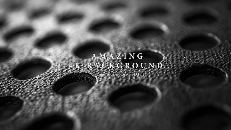 PSD black and white abstract texture with circles