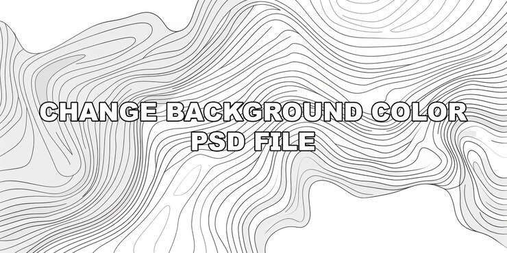 PSD a black and white image of a wave with many lines stock background