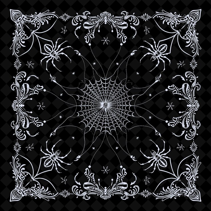 PSD a black and white pattern with a design that says quot mandalas quot