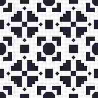 PSD a black and white pattern with a square and a square in the middle