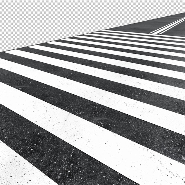 PSD a black and white photo of a pedestrian crossing