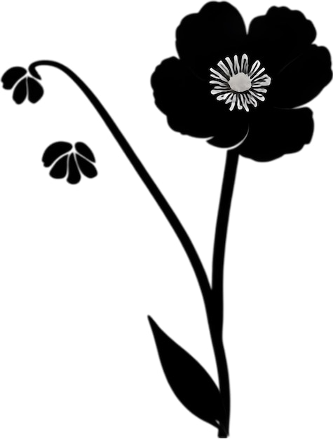 a black and white picture of a flower with the word quot dandelion quot on it