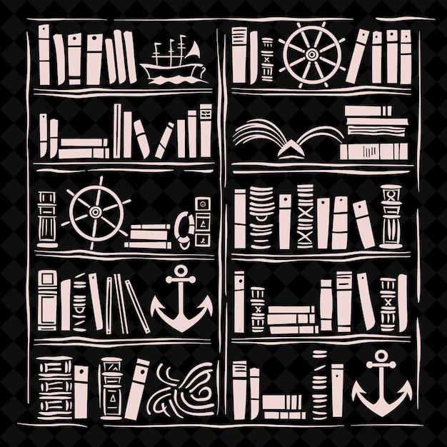 Un poster in bianco e nero con uno sfondo nero con un'immagine di un libro con le parole quot spirale