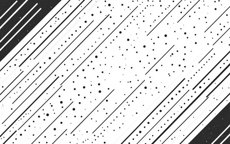 PSD black and white seamless pattern with diagonal lines vector illustration on a simple background