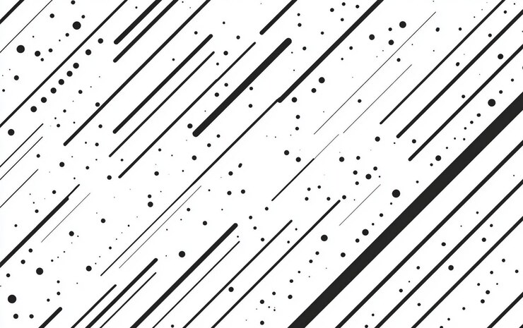 PSD black and white seamless pattern with diagonal lines vector illustration on a simple background