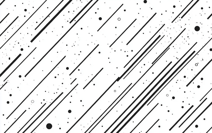 PSD black and white seamless pattern with diagonal lines vector illustration on a simple background