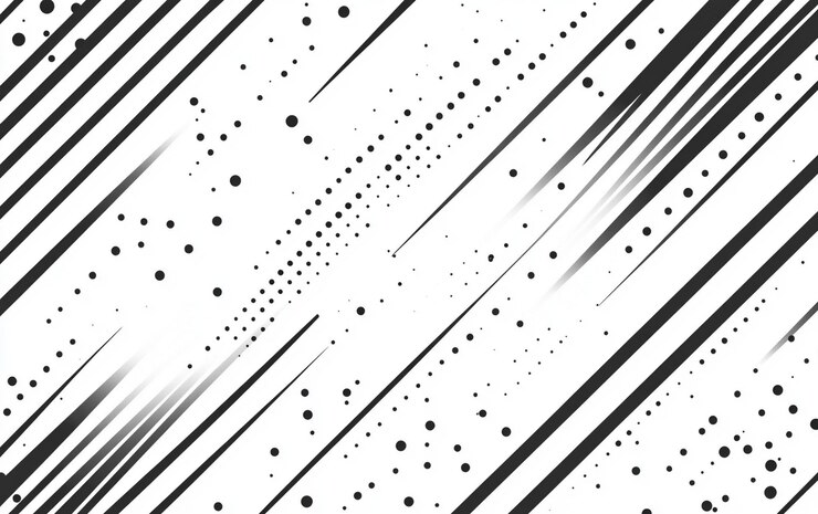 PSD black and white seamless pattern with diagonal lines vector illustration on a simple background
