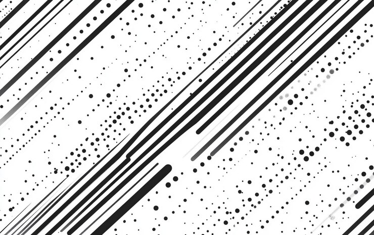 PSD black and white seamless pattern with diagonal lines vector illustration on a simple background