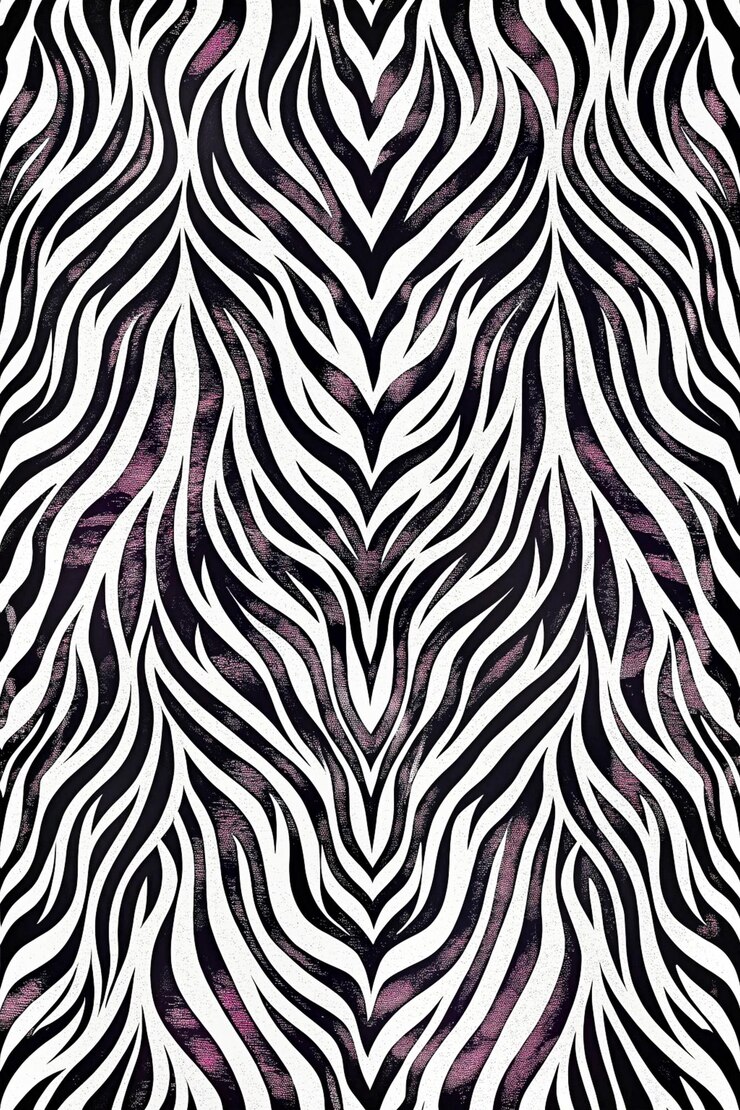 PSD black and white zebra spot pattern