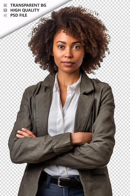 PSD black woman information technology it professional on whi