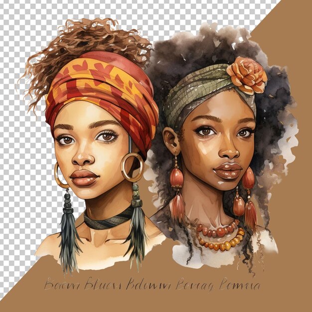 PSD black women39s png collection