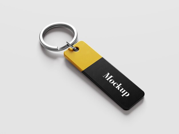 a black and yellow key with a yellow stripe that says no