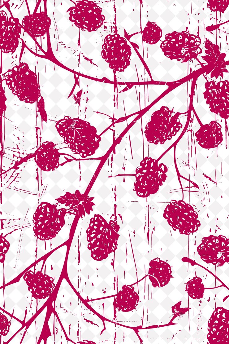 PSD blackberry stems with splintered wood and torn cardboard sil creative texture background designs