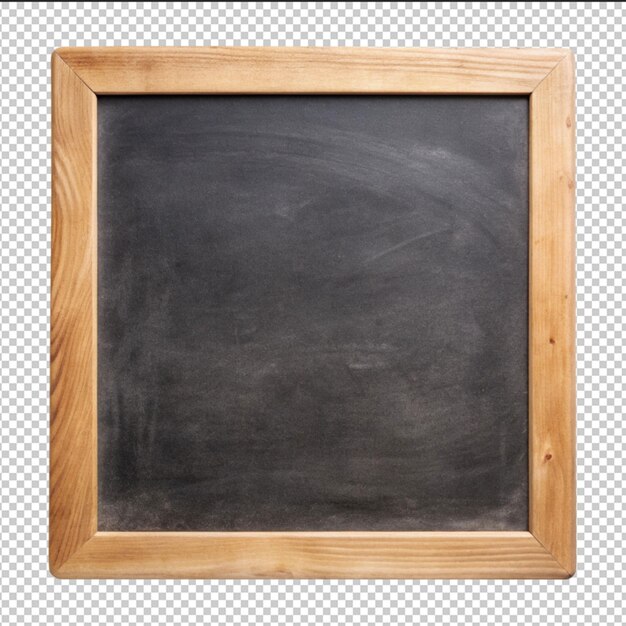 PSD blackboard with wooden frame