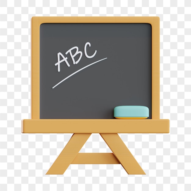 Blackboards 3d illustration