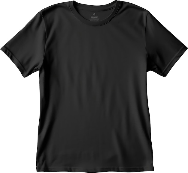 Blacke TShirt Mockup sjabloon voor ontwerp print ai gegenereerd