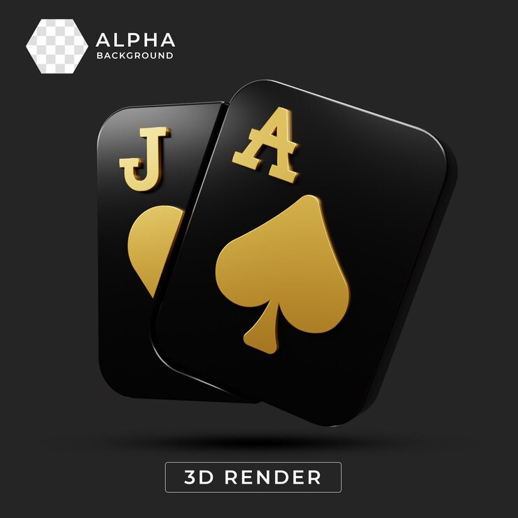PSD blackjack ace and jack