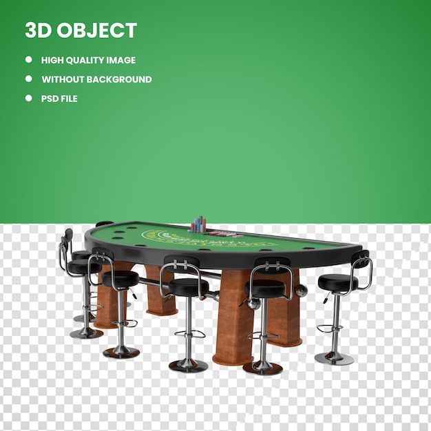 PSD blackjack table