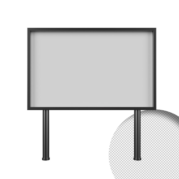 PSD blank billboard