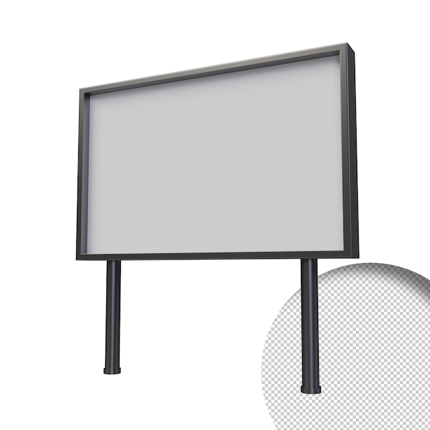 PSD blank billboard