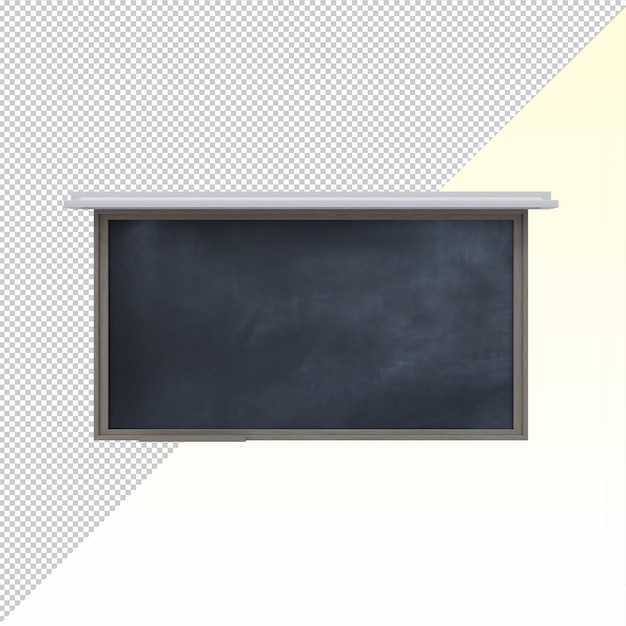 PSD blank blackboard isolated