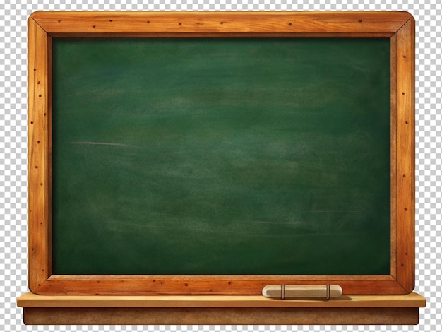 PSD blank blackboard in wooden frame