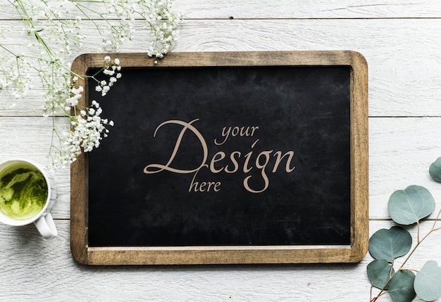 blank blackboard