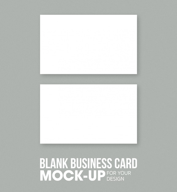 PSD blank business card and name card mockup template.