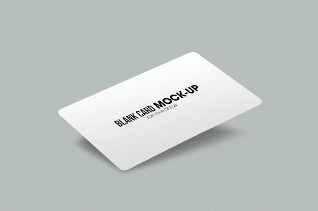 Blank business or name card mockup template.