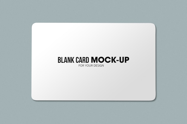 PSD blank business or name card mockup