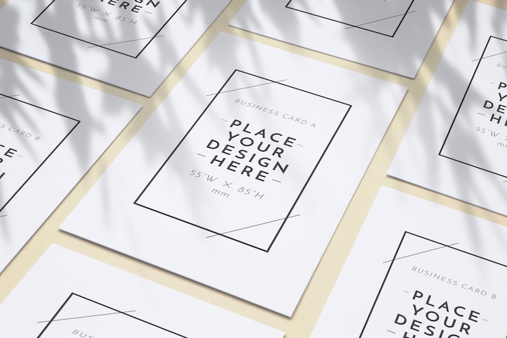 PSD blank business posters pattern