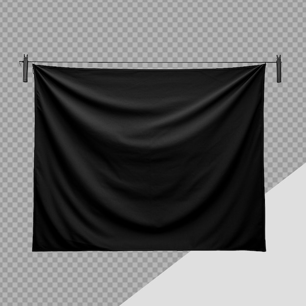 Blank canvas banner png geïsoleerd op transparante achtergrond