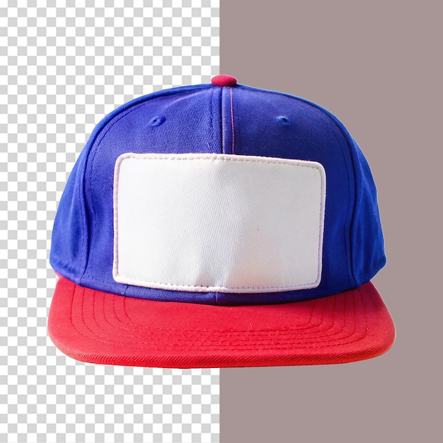 blank cap isolated on transparent background