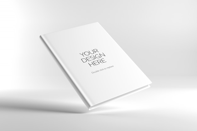 Blank cover book mock up