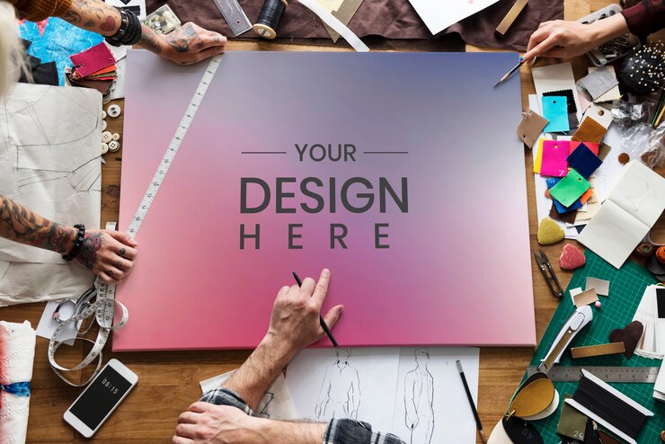 PSD blank design board