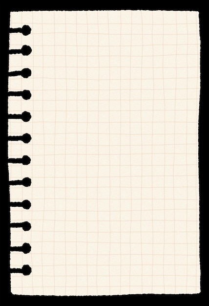 blank grid notebook paper