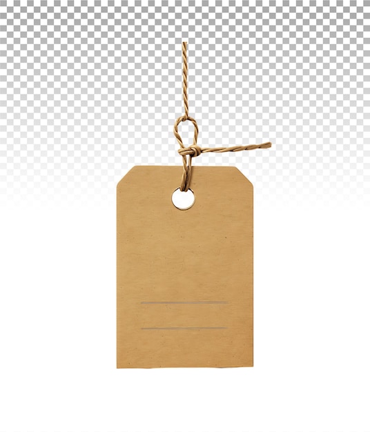 PSD blank hangtag graphics with transparency