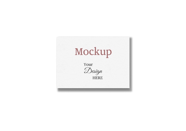 Blank horizontal canvas mockup empty canvas mockup