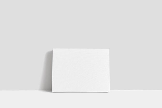 blank horizontal empty canvas mockup