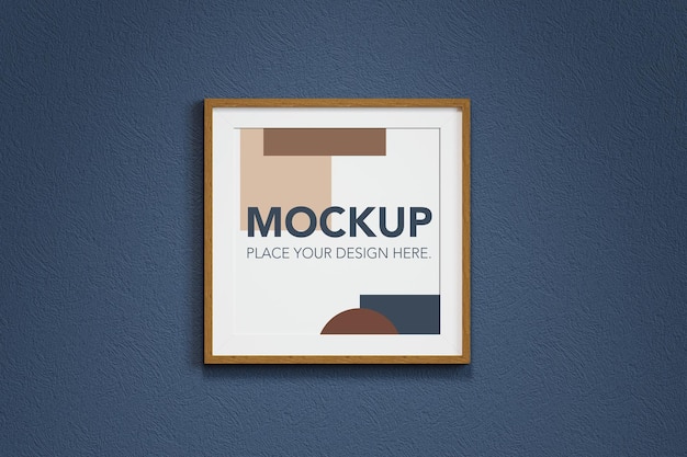 blank photo frame mockup design