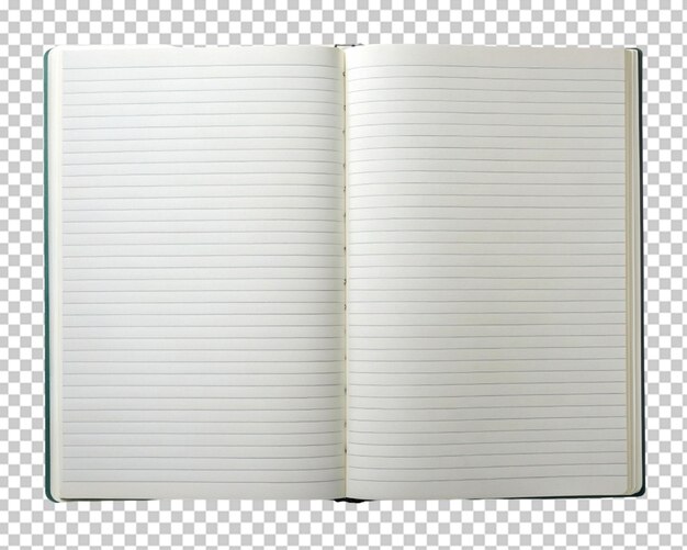 PSD blank ruled notebook