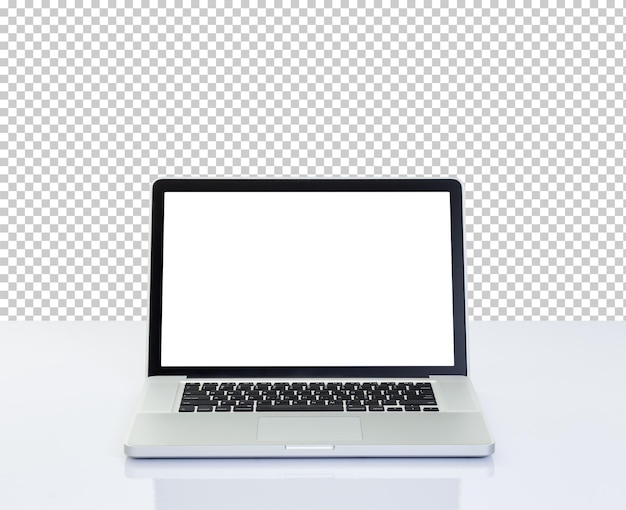 Blank screen laptop computer