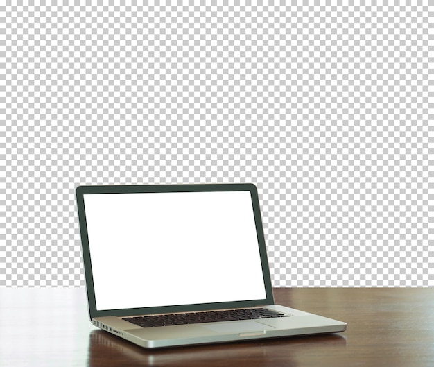 blank screen laptop computer