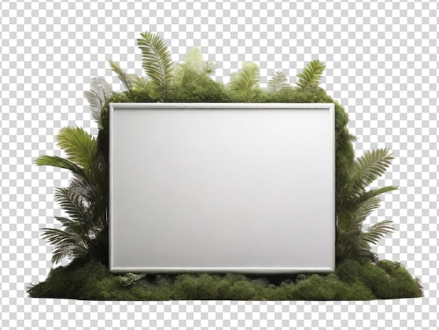 PSD a blank screen mobile phone with laptop and wiled screen on transparent background