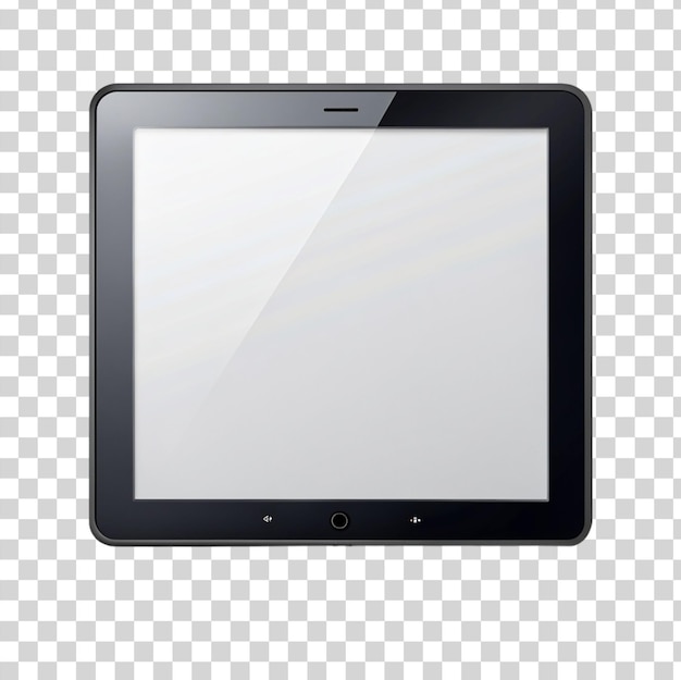 PSD 空の画面 透明な背景に隔離されたタブレット