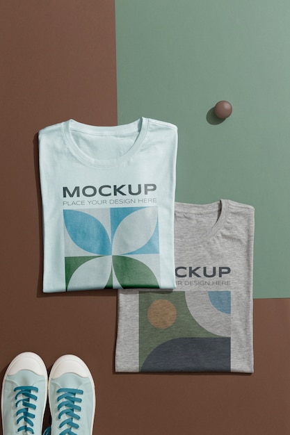 blank shirt mockup design