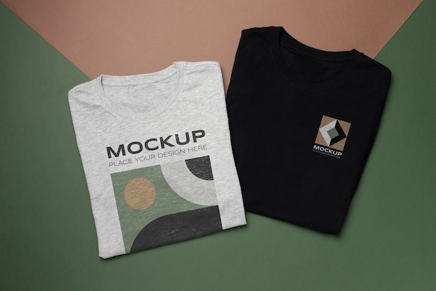 Blank shirt mockup design