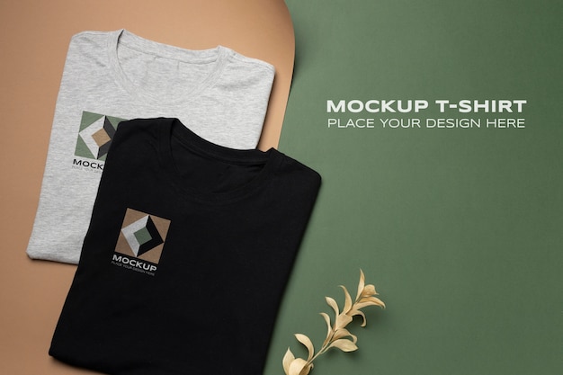 Design mockup camicia bianca