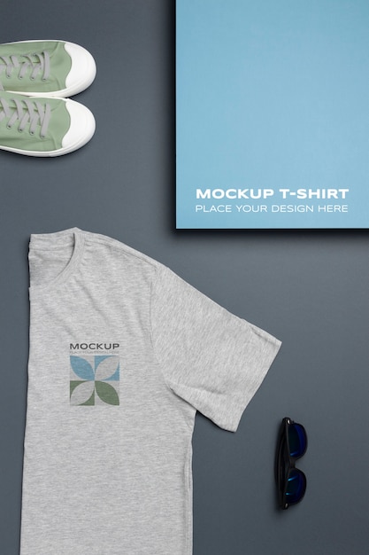 blank shirt mockup design