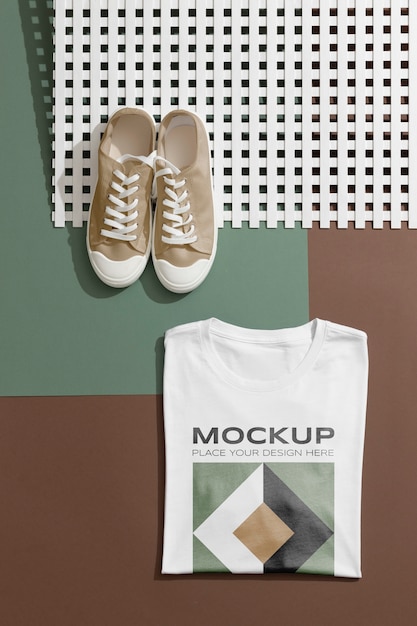 blank shirt mockup design
